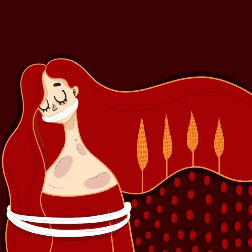 با صدای زن سرود روشن سپیده از پس شبان صدای غرش راهی و خروشمان