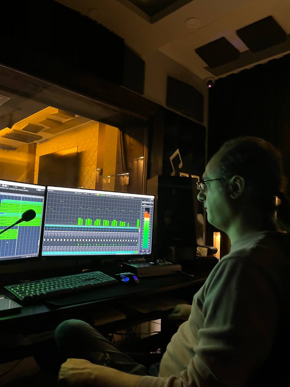 روند ضبط قطعات برای مسابقه